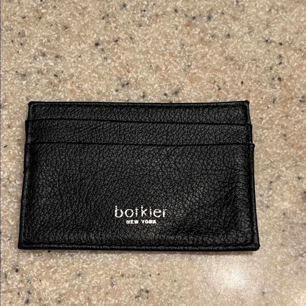 Botkier Black Leather Card Holder
